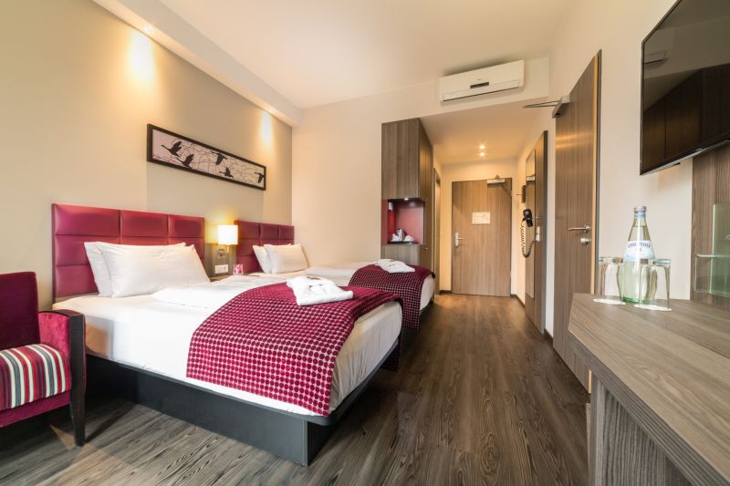 Hotelzimmer im Gästehaus Komfort Twin Hotel zur Krone, Hotel Gescher bei Coesfeld, Velen, Stadtohn, Borken